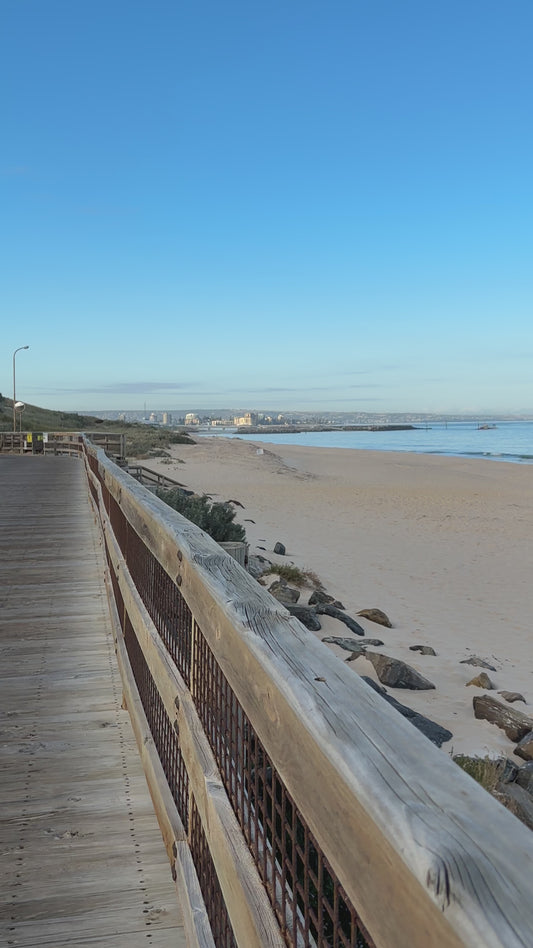 Calming beach mornings